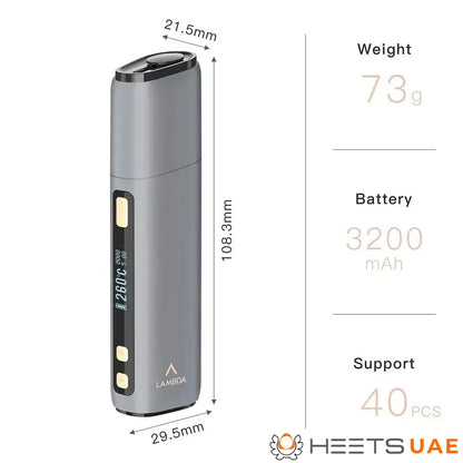 Lambda CC Grey Device For Heets Sticks