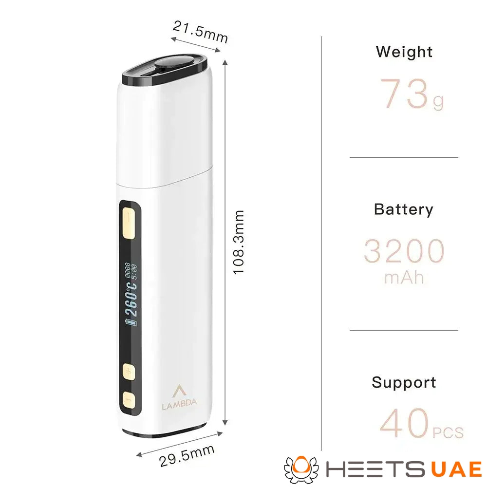 Lambda CC White Device For Heets Sticks